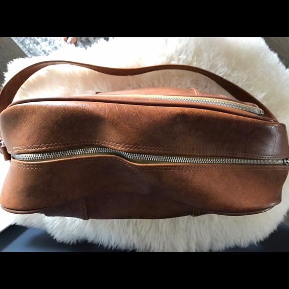 Vintage Bags Sale 97s Brown Vinyl Duffle Bag Carry On Poshmark